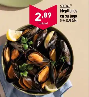 ALDI Mejillones En Su Jugo oferta