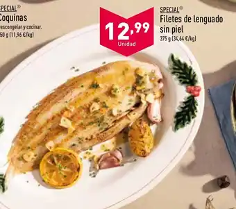 ALDI Filetes de Lenguado sin Piel oferta