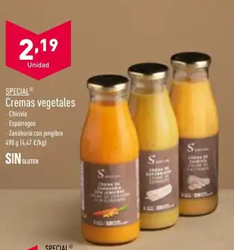 ALDI Cremas Vegetales oferta