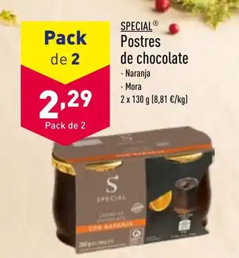 ALDI Postres de Chocolate oferta