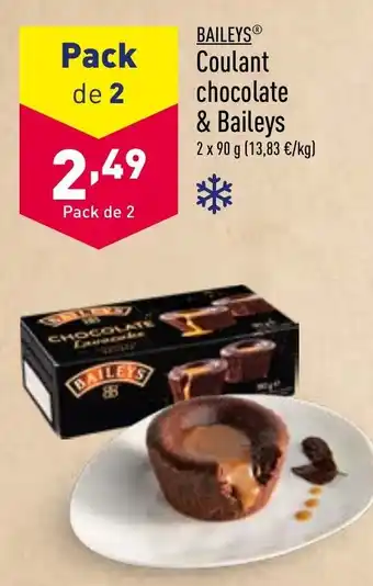ALDI Coulant Chocolate & Baileys oferta