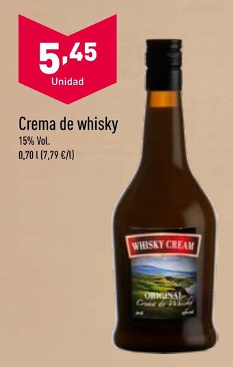 ALDI Crema de Whisky oferta