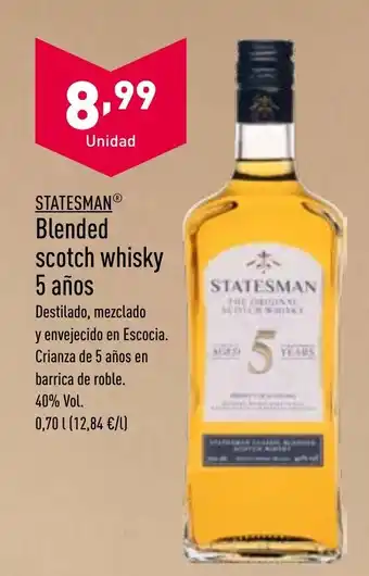 Blended Scotch Whisky 5 Años