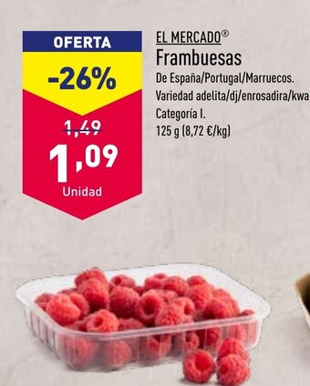 ALDI Frambuesas oferta