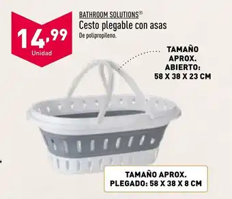 ALDI Cesto Plegable Con Asas oferta