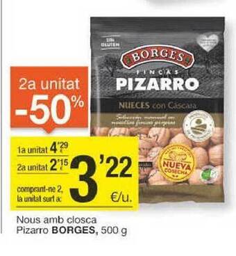 BonpreuEsclat Nous amb closca pizarro borges oferta