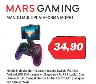 Microsshop Mars gaming mando multiplataforma mgpbt oferta