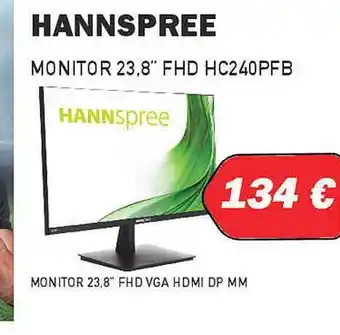 Microsshop Hannspree monitor 23.8 oferta