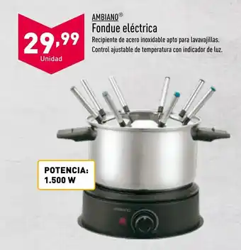 ALDI Fondue Eléctrica oferta