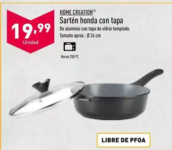 ALDI Sartén Honda Con Tapa oferta