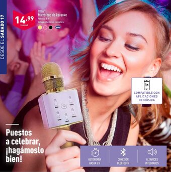 ALDI Micrófono de Karaoke oferta