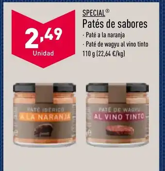 ALDI Patés De Sabores oferta