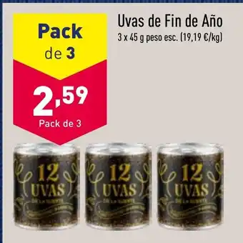 ALDI Uvas de Fin De Año oferta