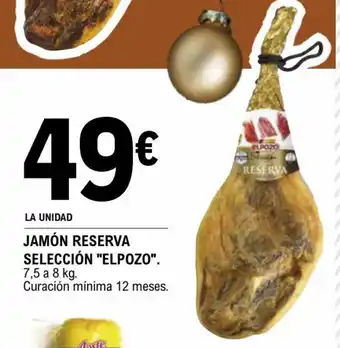 Jamón Reserva Selección Elpozo