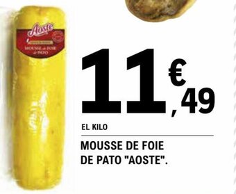 E.Leclerc Mousse de Foie De Pato Aoste oferta