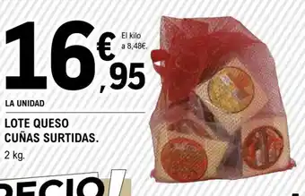 E.Leclerc Lote Queso Cuñas Surtidas oferta
