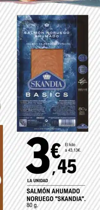 E.Leclerc Salmón Ahumado Noruego Skandia oferta