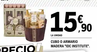 E.Leclerc Cubo o Armario Madera IDC Institute oferta