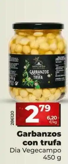 Dia Garbanzos con trufa dia vegecampo oferta