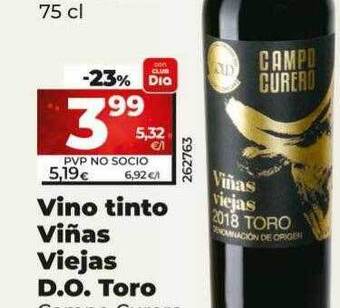 Dia Vino tinto viñas viejas d.o. toro oferta