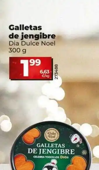 Dia Galletas de jengibre dia dulce noel oferta