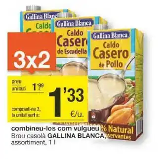 BonpreuEsclat Brou casolà gallina blanca assortiment oferta