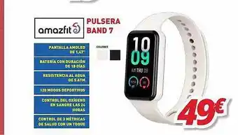 Mi electro Amazfit pulsera band 7 oferta