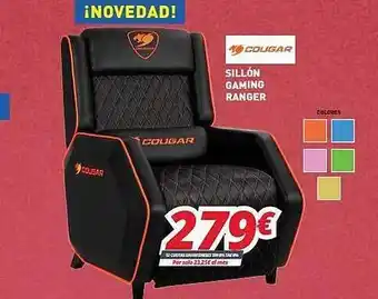 Mi electro Sillón gaming ranger cougar oferta