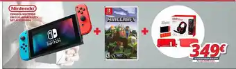Mi electro Consola nintendo switch + minecrat + set accesorios oferta
