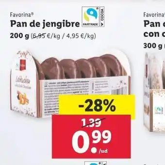 Lidl Pan de jengibre oferta