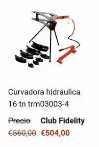 King Hogar Curvadora hidráulica 16 tn trm03003-4 preeie club fidelity €560,00 €504,00 oferta
