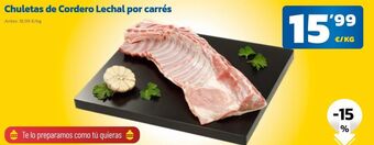 AhorraMas Chuletas de cordero oferta
