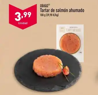 ALDI Ubago Tartar de salmón ahumado oferta