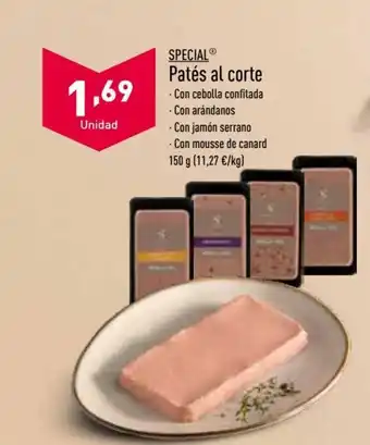 ALDI Special Patés al corte oferta