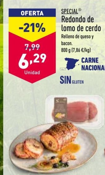 ALDI Special Redondo de lomo de cerdo oferta