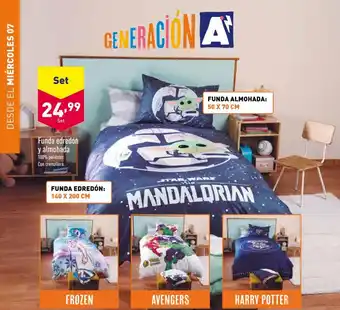 ALDI Funda edredón y almohada oferta