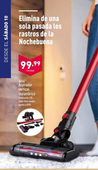 ALDI Aspirador vertical inalámbrico oferta