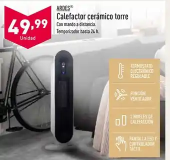 ALDI Calefactor Cerámico Torre oferta