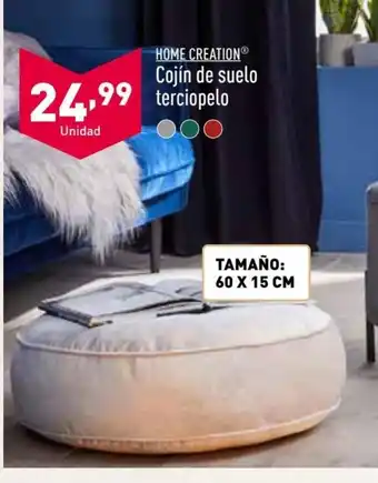 ALDI Cojin de Suelo Terciopelo oferta