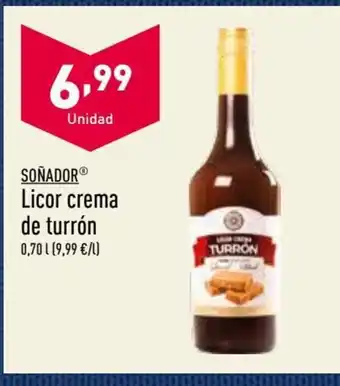 ALDI Licor Crema De Turrón oferta