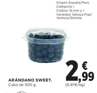 Hipercor Arándano Sweet oferta