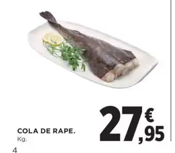 Hipercor Cola de Rape oferta