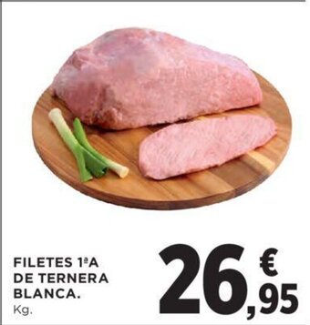 Hipercor Filetes 1aA De Ternera Blanca oferta