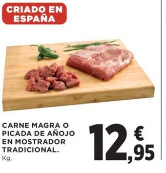 Hipercor Carne Magra o Picada De Añojo en Mostrador Tradicional oferta
