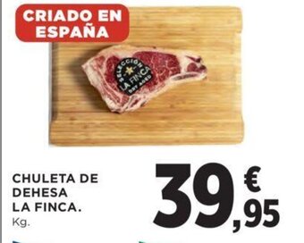 Hipercor Chuleta de Dehesa La Finca oferta
