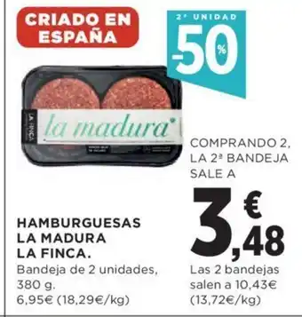 Hipercor Hamburguesas La Mdura La Finca oferta