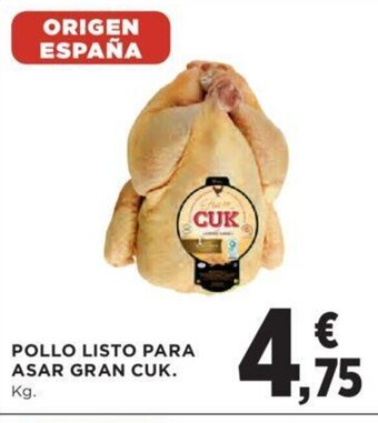 Hipercor Pollo Listo Para Asar Gran Cuk oferta