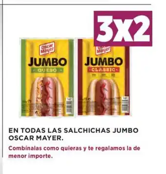 Hipercor En Todas Las Salchichas Jumbo Oscar Mayer oferta