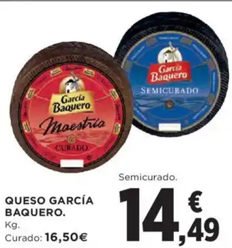 Hipercor Queso García Baquero oferta