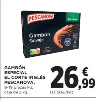 Hipercor Gambón Especial El Corte Inglés Pescanova oferta